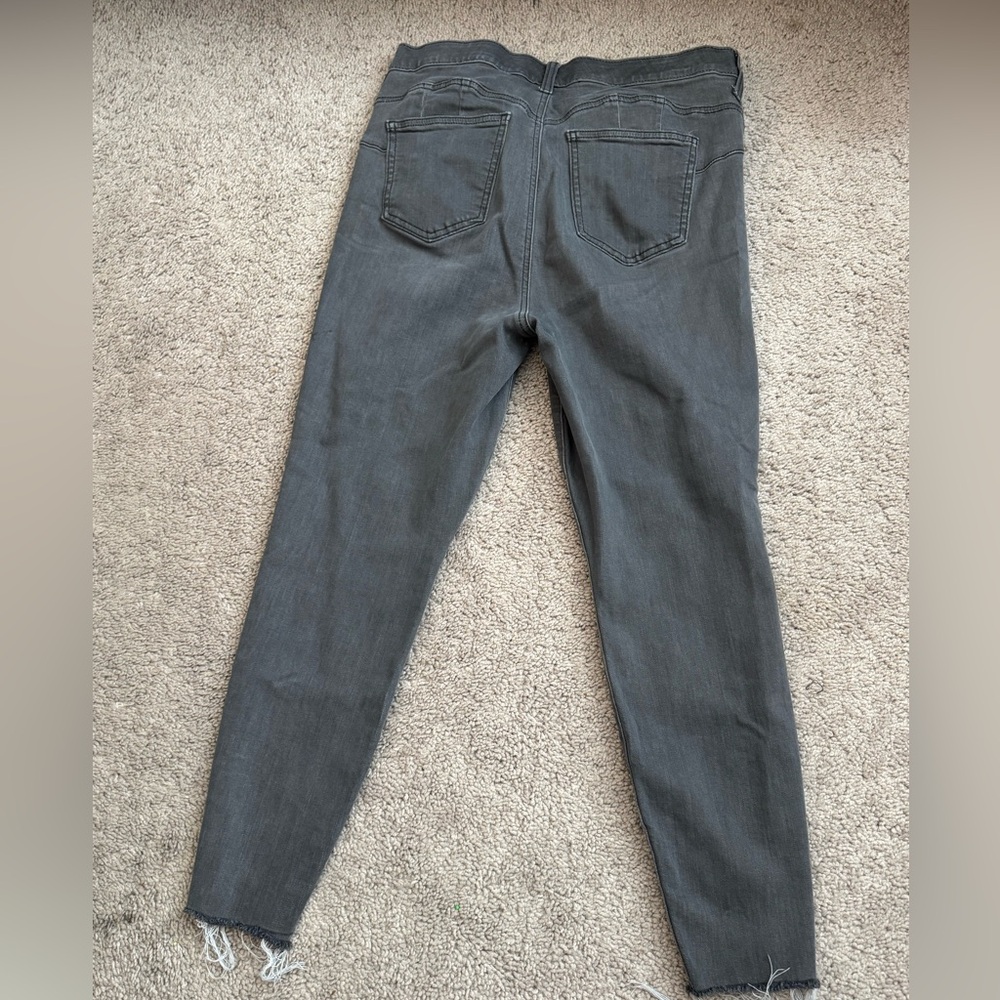 Torrid Gray Bombshell Skinny Jeans 10S